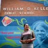 An image of Crystal M. Edwards, principal of William D. Kelley elementary school and Temple alum 